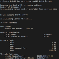 linux下使用sysbench工具进行cpu性能测试